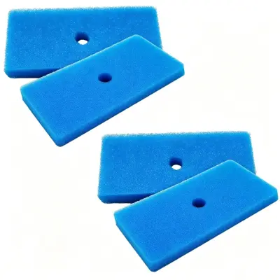 Komplet 4x filter uloška za ribnjak PU spužva za filtraciju Blue