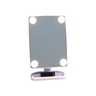 LED stolno ogledalo sa 4 žarulje, 3-bojna regulacija i baza