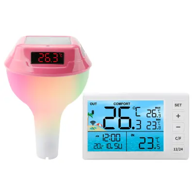 Plutajući termometar za bazen s LED zaslonom, TS-PL01