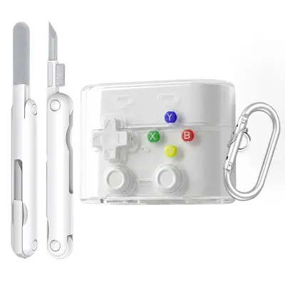Zaštitna navlaka za Sony WF-1000XM6, TPU+PC, sigurnosni zatvarač Transparent