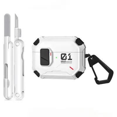Magnetna zaštitna futrola 360° stalak za AirPods Pro 2 White