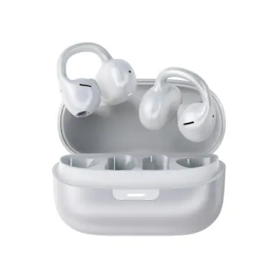 Klip-On Bluetooth 6.0 slušalice, ENC, 11mm titan, 42h baterija White