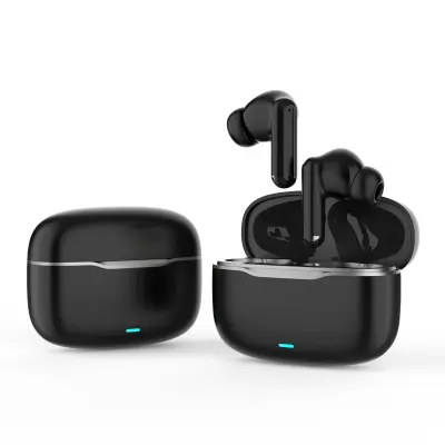 Bežične Bluetooth 6.0 in-ear slušalice s ANC i ENC, dvostrukim mikrofonom i stereo zvukom Crna