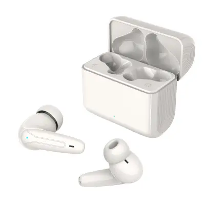 TW500 bežične Bluetooth slušalice s stereo zvukom i redukcijom šuma za sport i pozive Bijela