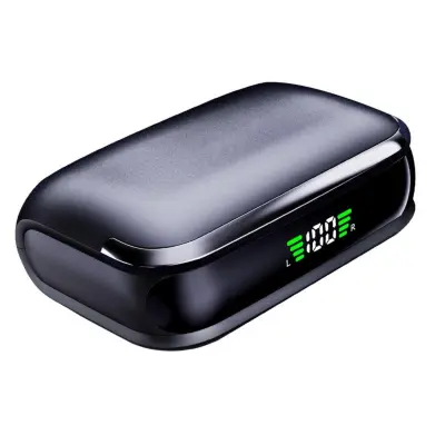 Sportske bežične slušalice s ušnim kukama, 480mAh i brzo punjenje Black