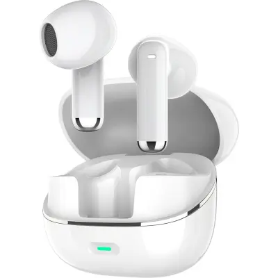 Bežične Bluetooth slušalice s Dual-mic ANC+ENC, 230mAh baterija White