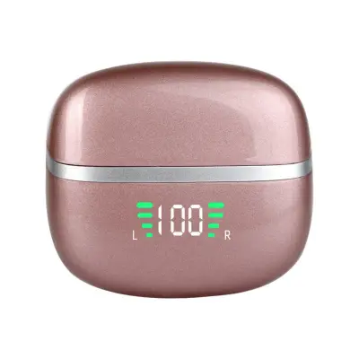 Smart Digital ENC Bežične In-Ear Slušalice s 400mAh Kućištem PinkGold