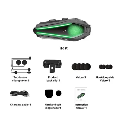 Motoristički Bluetooth headset s 30h baterijom i IP67 zaštitom