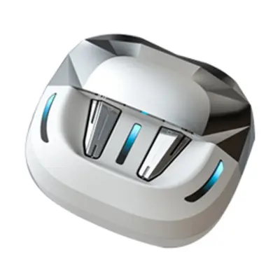 Mecha-stilske Bluetooth gaming slušalice — 650MAH, niska latencija White