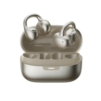 Klip-On Bluetooth 6.0 slušalice, ENC, 11mm titan, 42h baterija Gold