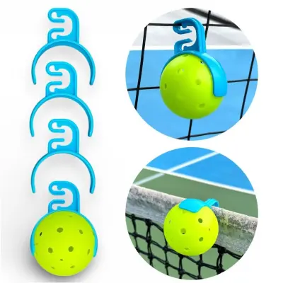 Klip za pickleball loptice 4-kom — plavi set za ogradu