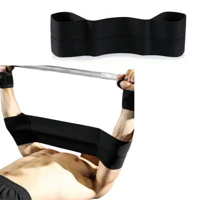 Elastična potpora za bench press - stabilnost, snaga, udobnost Black