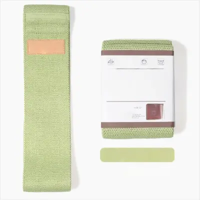 Pleteni elastični pojas za glute 90lb – 55cm x 5.5cm Green