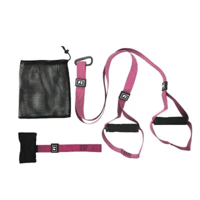 P3-2 Sport Edition Podesivi Višenamjenski Trening Sustav s Otporom Black + pink