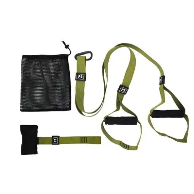 P3-2 Sport Edition Podesivi Višenamjenski Trening Sustav s Otporom Green+Black