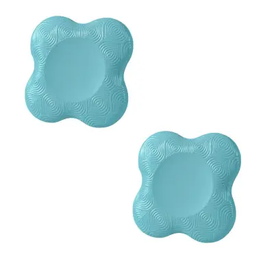 Set 2 podloške za koljena za jogu — ekstra 20mm TPE+PU Blue