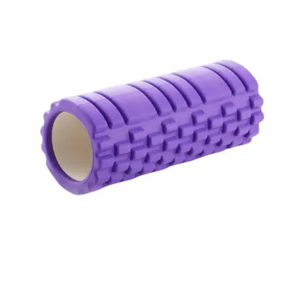 EVA Grid masažni valjak – čvrsto jezgro EVA+PVC, nosivost 200kg Purple