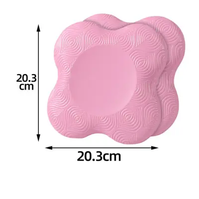 Set 2 podloške za koljena za jogu — ekstra 20mm TPE+PU Pink