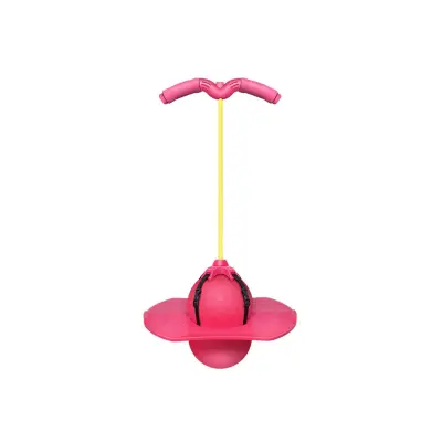Skakaća lopta za ravnotežu s remenom i pumpom, nosivost 90kg Pink