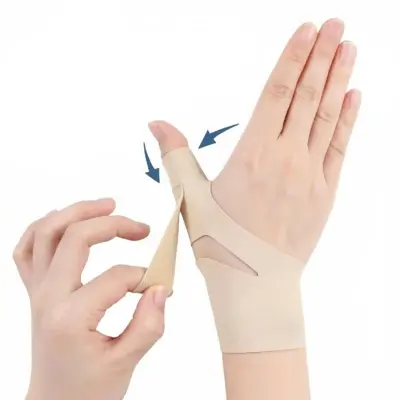 Elastična ortoza za palac i zglob - par, najlon, podesiva skin
