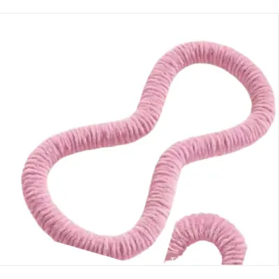 Soft utezani hula hoop s čeličnim jezgrama i tkaninom, 2.5kg Pink