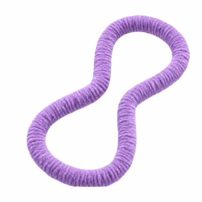 Soft utezani hula hoop s čeličnim jezgrama i tkaninom, 2.5kg Purple