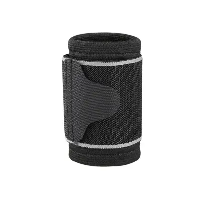 2-Pack podesive kompresijske sportske narukvice s Velcro Gray