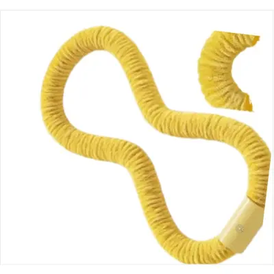 Soft utezani hula hoop s čeličnim jezgrama i tkaninom, 2.5kg Yellow