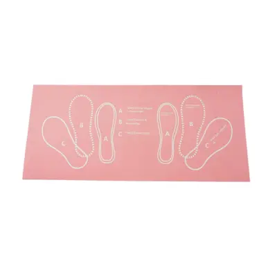 Višenamjenski mat za čučnjeve 80cm x 35cm – Tech Velvet, protuklizni Pink