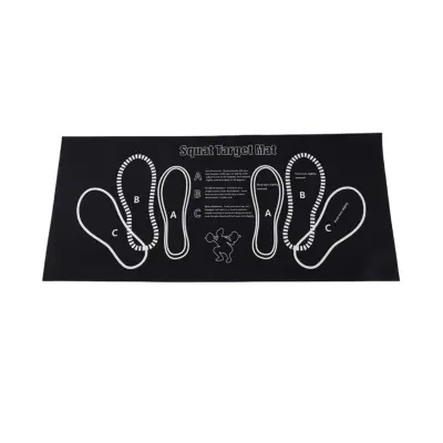 Višenamjenski jastučić za čučnjeve – protivklizni velvet 80×35cm Black