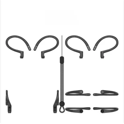 Silikonski držači protiv gubitka za AirPods Pro 1/2/3/4 Black