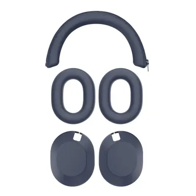 Silikonski zaštitni set za slušalice 3-dijela za Sony WH-1000XM6 DarkBlue