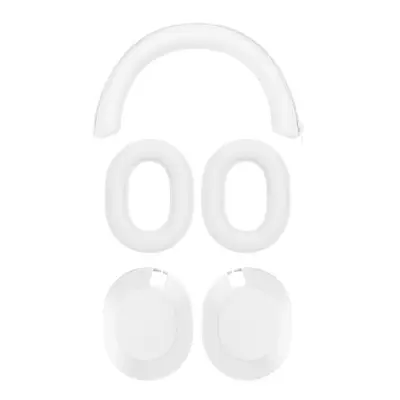 Silikonski zaštitni set za slušalice 3-dijela za Sony WH-1000XM6 White