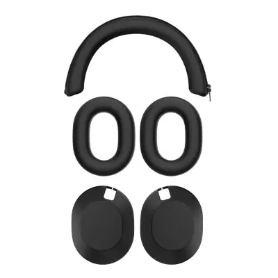 Silikonski zaštitni set za slušalice 3-dijela za Sony WH-1000XM6 Black