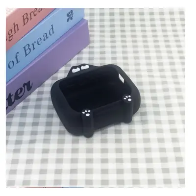 Silikonska zaštitna maska s crtanim očima, vodootporna, za JBL GO 5 Black