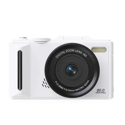 W300 retro bezzrcalni fotoaparat s 180° preklopnim zaslonom White