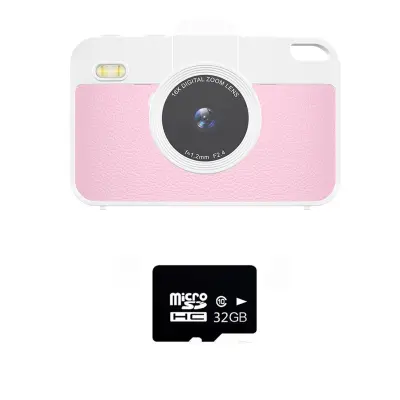 Digitalni fotoaparat G1 48MP s 32GB TF karticom, prijenosni Pink
