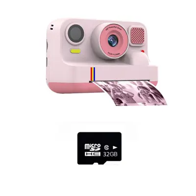 K12Pro kamera s instant kolor ispisom, 20M fotki, 1080P video Pink