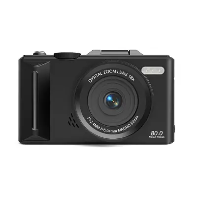 W300 retro bezzrcalni fotoaparat s 180° preklopnim zaslonom Black