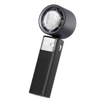 Mini ventilator s termoelektričnim hlađenjem i LED zaslonom Black