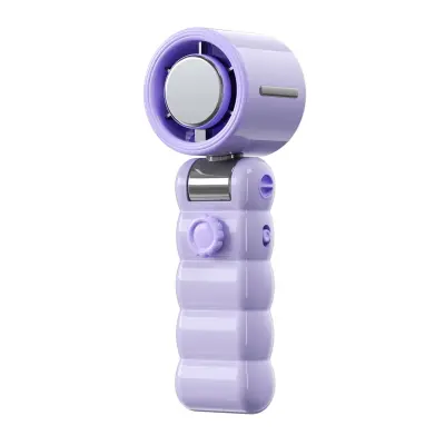 Sklopivi termoelektrični prijenosni ručni ventilator s 199 brzina Purple