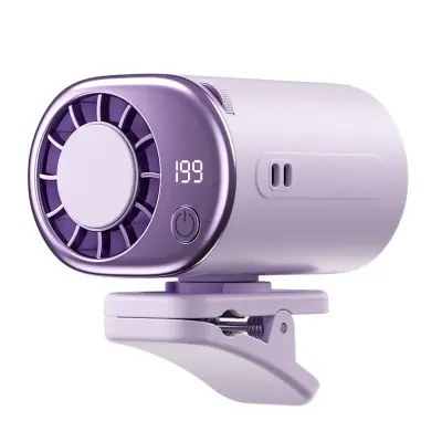 Poluvodički rashladni ventilator s kopčom, USB, višenamjenski Purple
