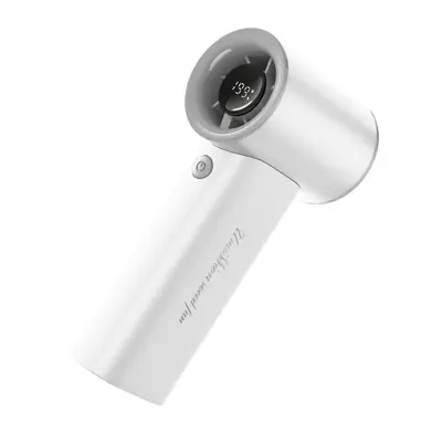 Mini prijenosni ventilator, 199 brzina, 20000 RPM, USB-C White+Grey