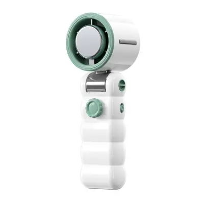 Sklopivi termoelektrični prijenosni ručni ventilator s 199 brzina White+green