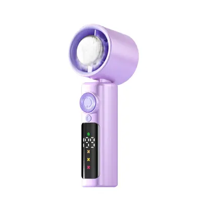 Prijenosni ventilator s Peltier hlađenjem, 4000mAh, LED Purple