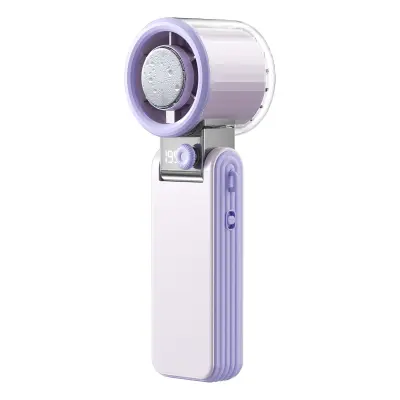 Preklopivi ručni ventilator s ledenim hlađenjem, 199 brzina Purple