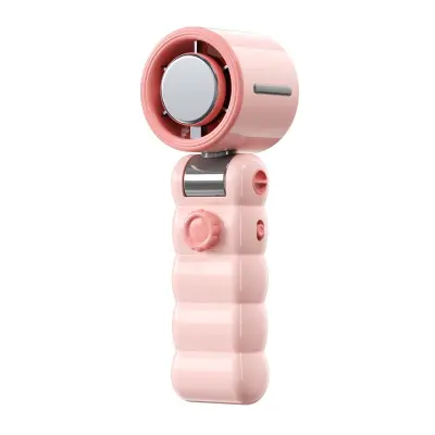 Sklopivi termoelektrični prijenosni ručni ventilator s 199 brzina Pink