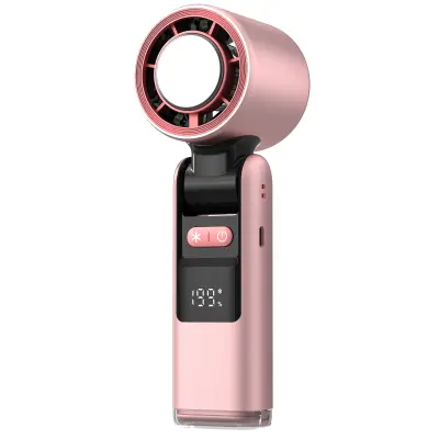Mini sklopivi ručni ventilator, motor bez četkica, 199 brzina Pink