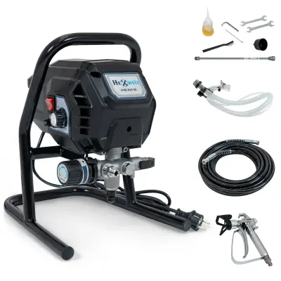 Profesionalni Airless agregat za bojanje Hexwelt HW-AM-10 – 700 W, 200 bar, 1,2 l/min