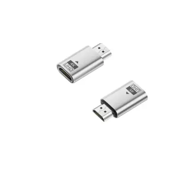 HDTV muško-na-žensko HDMI EDID emulator adapter 2-pack 4K@60hz HDR